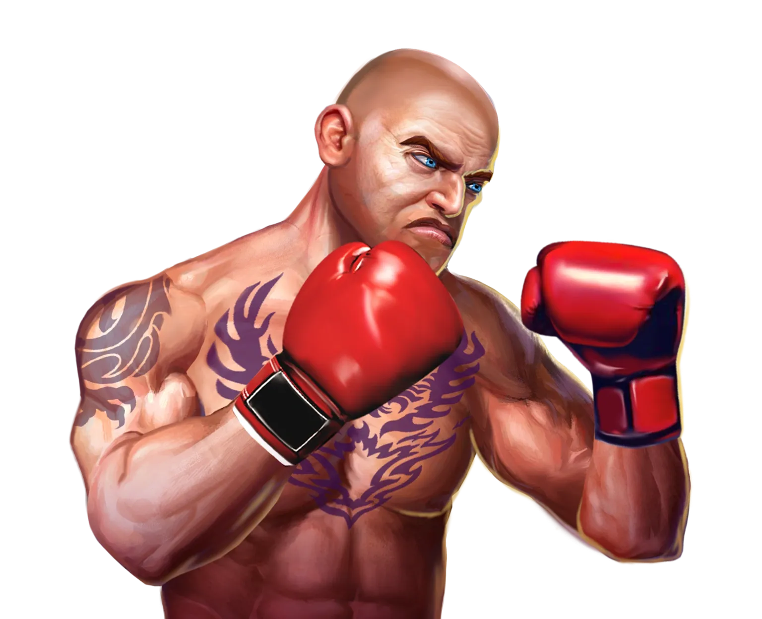 Lucky Punch Megaways tablet action banner character
